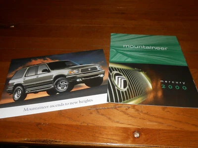 Mercury Mountaineer 2000 enorme catálogo desplegable + '00 Premier Folleto Oferta 2-4-1 Foto 1 de 4