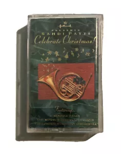 Hallmark Sandi Patti CELEBRATE CHRISTMAS Cassette Canadian Brass Mormon Choir - Picture 1 of 3