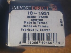Brake Light Switch Import Direct 18-1931 25320-75A00