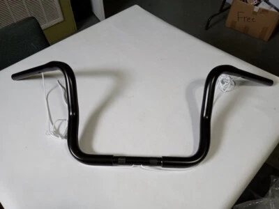 HARDDRIVE BAGGER APE-HANGER HANDLEBAR SATIN BLACK 12 PART# H31-0219MBS NEW - Изображение 1 из 4