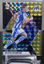 Martin Zubimendi 2020-21 Panini Mosaic La Liga Rookie RC Black Gold  Mosaic 7/8