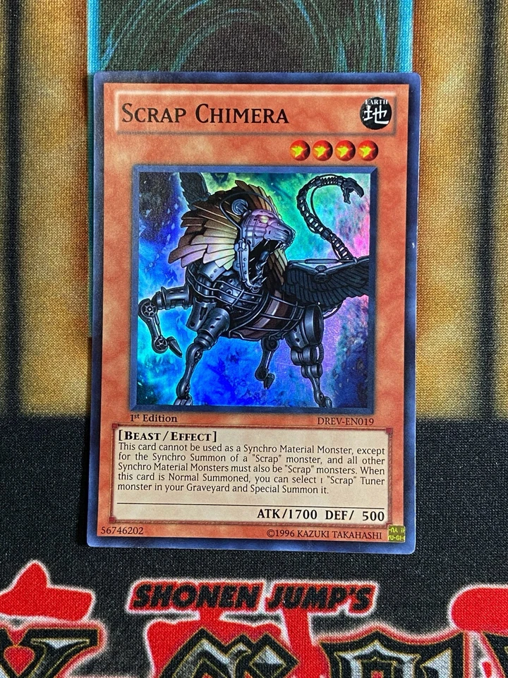 Yugioh Scrap Chimera DREV-EN019 Super Rare 1st Ed LP - Image 1 of 1