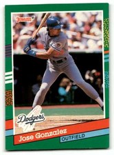 1991 Donruss #543 Jose Gonzalez    Los Angeles Dodgers Baseball Cards E ID:55291