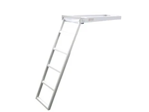 Pactrade Marine Pontoon Boat Under Deck 5 Step Ladder Anodized Aluminum - Bild 1 von 12