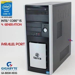 PC COMPUTER GIGABYTE GA-B85M-HD3G INTEL CORE i5 4570 8GB RAM PARALLEL PORT DVDRW - Bild 1 von 6
