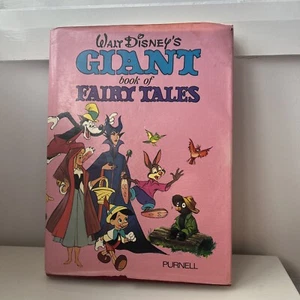 Walt Disney's Giant Book Of Fairy Tales - 1972 Vintage Hardcover Book - Picture 1 of 7