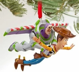 DISNEY TOY STORY 4 BUZZ & WOODY FLYING SKETCHBOOK ORNAMENT NEW AUTHENTIC DISNEY - Picture 1 of 1