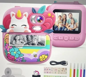 TIATUA Kids Camera Instant Print for 3-14Year Old Boy Or Girl, 1080p HD Video Ki - Picture 1 of 2