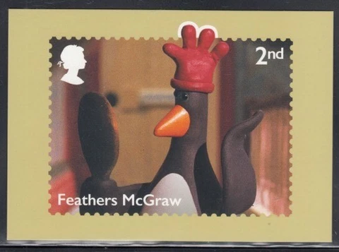 GREAT BRITAIN Aardman Classics Feathers McGraw PHQ Card Cover