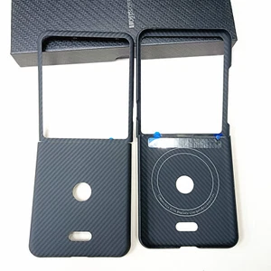 Genuine Carbon Fiber Magsafe Case Fr Motorola RAZR 60 Ultra 2025 Slim Hard Cover - Picture 1 of 18