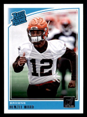 2018 Donruss #348 Denzel Ward RR RC - Image 1 of 2