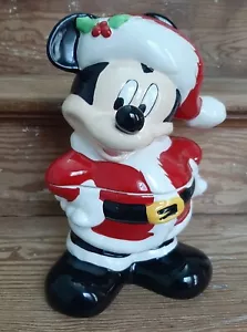 Disney Mickey Mouse Weihnachtsmann 11" Keksdose Weihnachten - Bild 1 von 11
