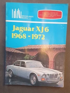 Jaguar XJ6 1968-1972 Manual - Brooklands Books - Picture 1 of 4