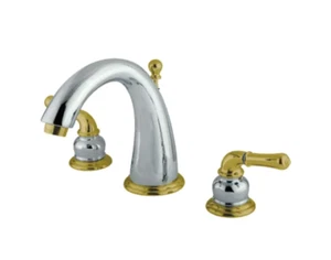 NEW Kingston Brass KS2964 #12 Naples 1.2 GPM Widespread Bathroom Faucet with Pop - Picture 1 of 1