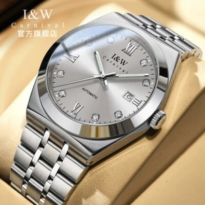 CARNIVAL Men Automatic Watch 42mm Mechanical Wristwatch Luminous Sapphire 5ATM - Picture 1 of 9