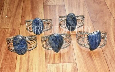 25Pcs содалит драгоценных камней регулируемый манжеты браслет ювелирные изделия WBG-5 - Изображение 1 из 4