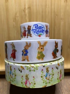 Peter Rabbit Inspired ~ 2 metres ~ Grosgrain Ribbon ~ Brand New - Picture 1 of 6