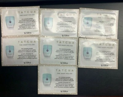Tatcha Skin Care Packets The Deep Polish Rice Enzyme Powder Packet 7 CT .04 OZ - Image 1 of 3