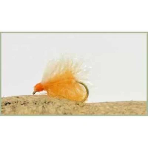 Blob Flies, 8 Pack Two Tone Blob |White & Orange Trout or Salmon Flies Size 10 - Picture 1 of 1