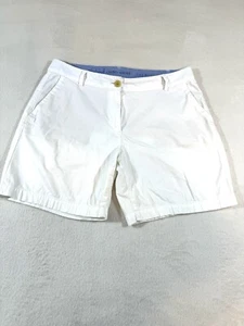 Talbots Shorts 8 The Weekend White Chino 6.5” Inseam Stretch Classic Comfort - Picture 1 of 11