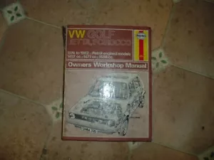 VW Volkswagen Golf Jetta Scirocco MK1 1974 - 1982 Haynes Owners Workshop Manual - Picture 1 of 1