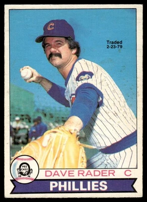 1979 O-Pee-Chee Dave Rader Philadelphia Phillies #369 - Image 1 of 2