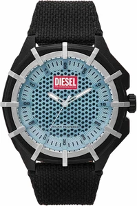 Diesel Herren Sportuhr mit Rahmen und leichtem Nylongehäuse und Silikonband - Bild 1 von 10