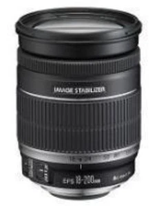 Teleobjetivo zoom Canon EF-S18-200mm F3.5-5.6 IS APS-C compatible - Imagen 1 de 1
