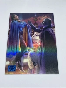 2024 Topps Chrome Star Wars Not Part of the Bargain Blue Refractor /150 #3 Vader - Bild 1 von 2