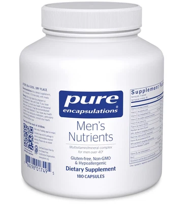 Pure Encapsulations Nutrients Masculino - Multivitamínico 180 unidades (pacote com 1)  - Imagem 1 de 4