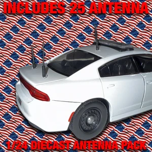 1/24 Diecast Fire/EMS/Police Antenna Pack V3 ( Includes 5 of each type ) - Picture 1 of 6