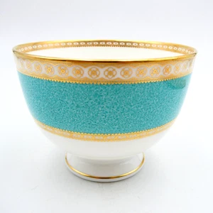 Wedgwood Ulander Powder Turquoise Footed Pedestal Bowl Finger 4 inch Vintage - Picture 1 of 9