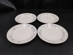 Corelle First of Spring Bread & Butter Plates Lot of 4 Blue Floral - Picture 1 of 5