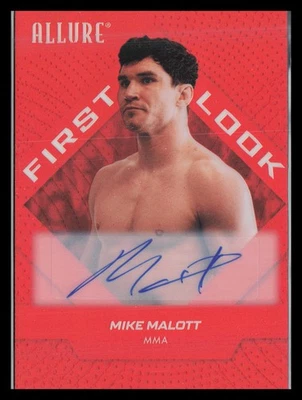 Mike Malott 2025 Upper Deck Allure SE #134 红彩虹亲笔签名 — 第 1/2 张图片