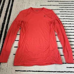 Norrona Damen Gr. Medium Merinowolle Rundhals Langarmshirt Crisp Ruby - Bild 1 von 9