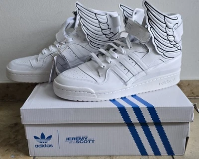 Adidas | Jeremy Scott | JS Wings 4.0 | blanc-noir | taille 45,5 | NEUF | GX9445 - Photo 1/4