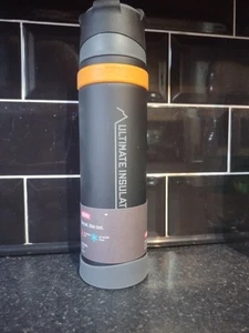 Thermos fiaschetta ultimate isolante 900ml rimane 24 ore caldo - freddo. Nero. - Foto 1 di 5
