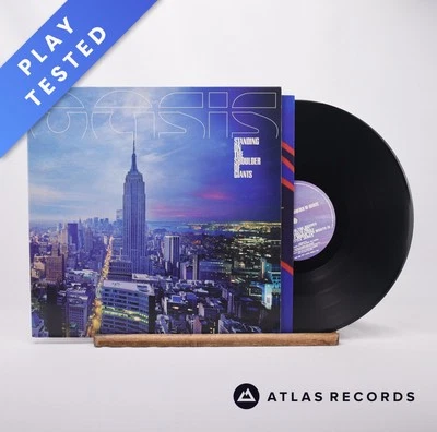 Oasis Standing On The Shoulder Of Giants A-1 B-1 LP Album Vinyl Record - EX/VG+ Foto 1 de 4