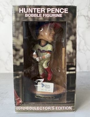 Philadelphia Phillies Hunter Pence Bobblehead 2012 SGA Collector's Edition READ - Image 1 of 4