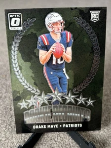 2024 Donruss Optic #5 Drake Maye Rookie Recruits - Picture 1 of 2