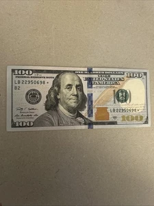 $100 Star Note- Series 2009A- LB229550698*Crisp Condition- - Picture 1 of 2