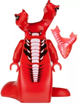 Lego Ninjago Fangtom Minifigur rote Schlange Teil njo049 9445 Fangpyre Truck Hinterhalt - Bild 1 von 4