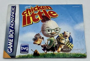Mode d'emploi - CHICKEN LITTLE - NINTENDO Game Boy Advance 2003 - TBE - Foto 1 di 1