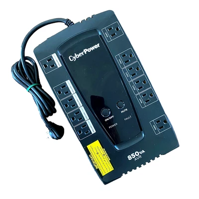 Protector/batería de respaldo Cyber Power 850va Avr Surge negro Foto 1 de 4
