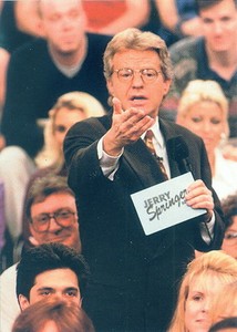 JERRY SPRINGER 1998 COMIC IMAGES PROMO CARD P2