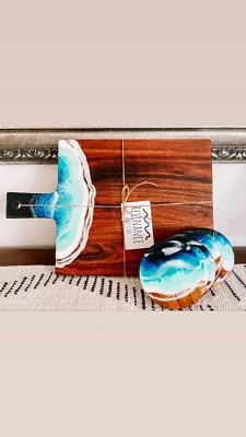 Tableros de ajedrez de resina inspirados en el océano Foto 1 de 2