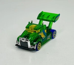Hot Wheels 2015 Rig Storm#12 Treasure Hunt X-RACERS 2/10 Green Loose - Picture 1 of 7