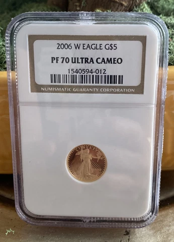 2006 W Gold Eagle  G$5   NGC PF 70 Ultra Cameo Cover