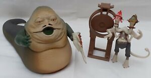 Figurine Star Wars Jabba + Commentateur Hasbro no X-Wing Faucon Millénium Jar