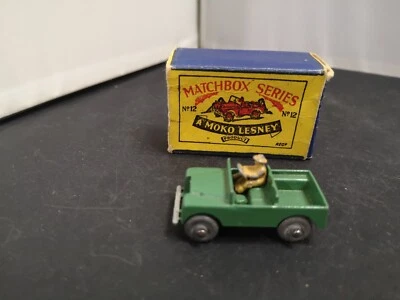 W592-MATCHBOX LESNEY No12A LAND ROVER WITH BOX - Image 1 of 4